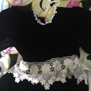 Black and white dress